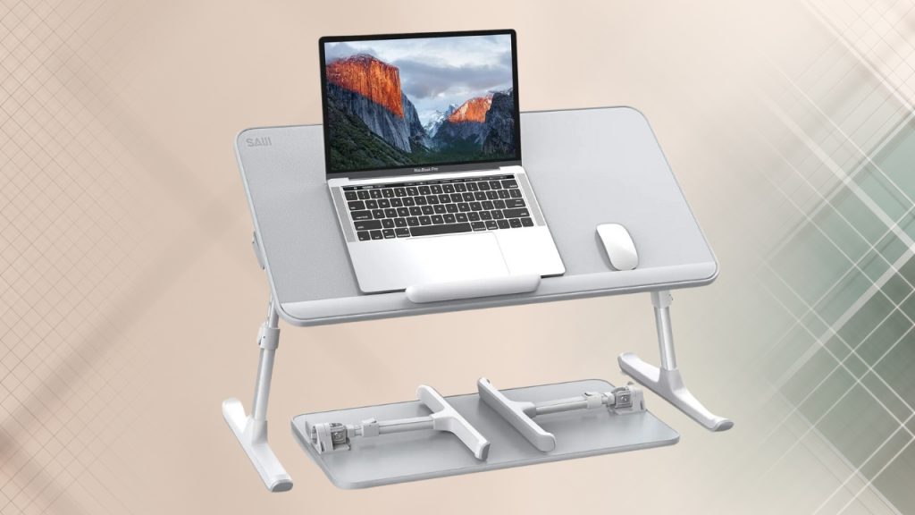 Saiji Leather Bed Tray Table